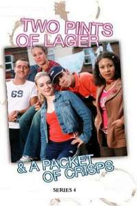 Two Pints of Lager and a Packet of Crisps - Poster