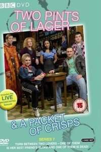 Two Pints of Lager and a Packet of Crisps - Poster