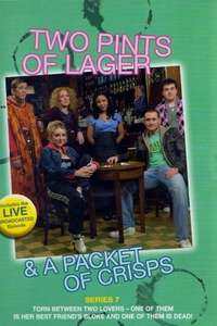 Two Pints of Lager and a Packet of Crisps - Poster