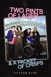 Two Pints of Lager and a Packet of Crisps - Poster