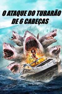 6-Headed Shark Attack - Poster