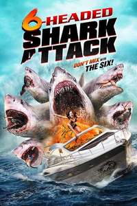 6-Headed Shark Attack - Poster
