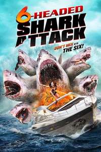 6-Headed Shark Attack - Poster