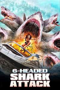6-Headed Shark Attack - Poster