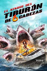 6-Headed Shark Attack - Poster
