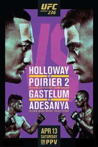 UFC 236: Holloway vs. Poirier 2 - Poster