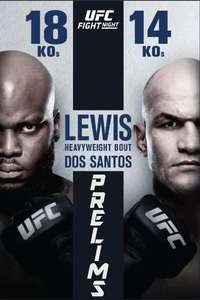 UFC Fight Night 146: Lewis vs. dos Santos - Poster