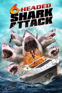 6-Headed Shark Attack - Poster