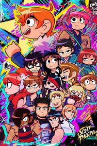 Scott Pilgrim Takes Off - Posters