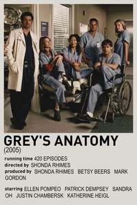 Grey's Anatomy - Posters