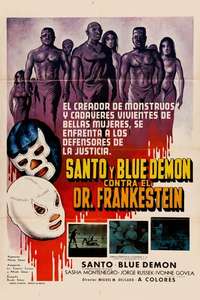 Santo and Blue Demon vs. Dr. Frankenstein - Poster
