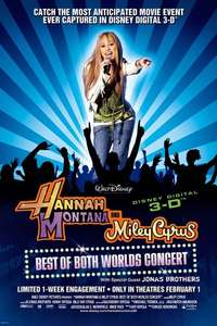 Hannah Montana & Miley Cyrus: Best of Both Worlds Concert - Poster