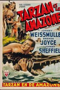 Tarzan and the Amazons - Poster