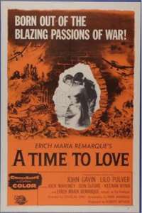 A Time to Love and a Time to Die - Poster