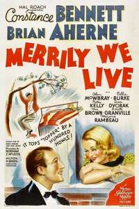 Merrily We Live - Poster