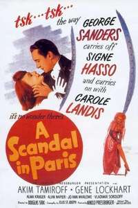 A Scandal in Paris - Posters