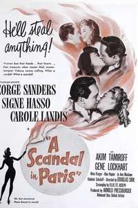 A Scandal in Paris - Posters