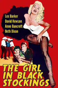 The Girl in Black Stockings - Posters