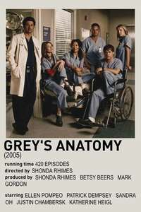 Grey's Anatomy - Posters