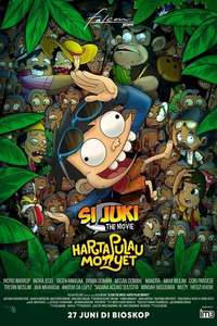 Si Juki the Movie: Harta Pulau Monyet - Posters