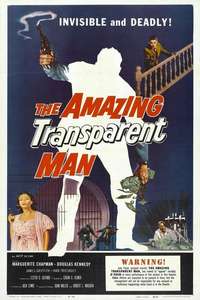 The Amazing Transparent Man - Posters