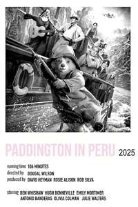 Paddington in Peru - Posters