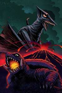 Gamera vs. Gyaos - Posters