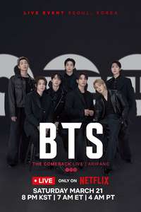 BTS THE COMEBACK LIVE | ARIRANG - Posters
